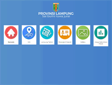 Tablet Screenshot of lampungprov.go.id
